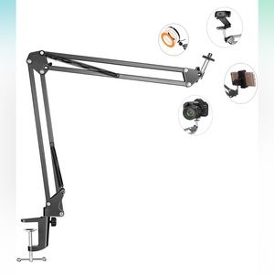Overhead Tripod Mount for Camera, Webcam, or Ring Light